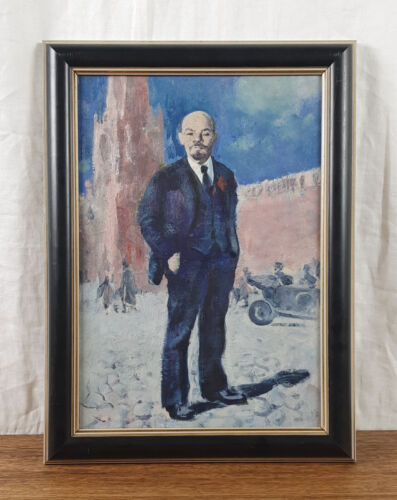 Lenin sulla Piazza Rossa, rivoluzione russa, propaganda sovietica, Kaminsky - Foto 1 di 11