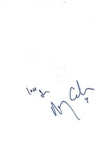 Mary Coughlan autograph signed 10x15 cm index card
