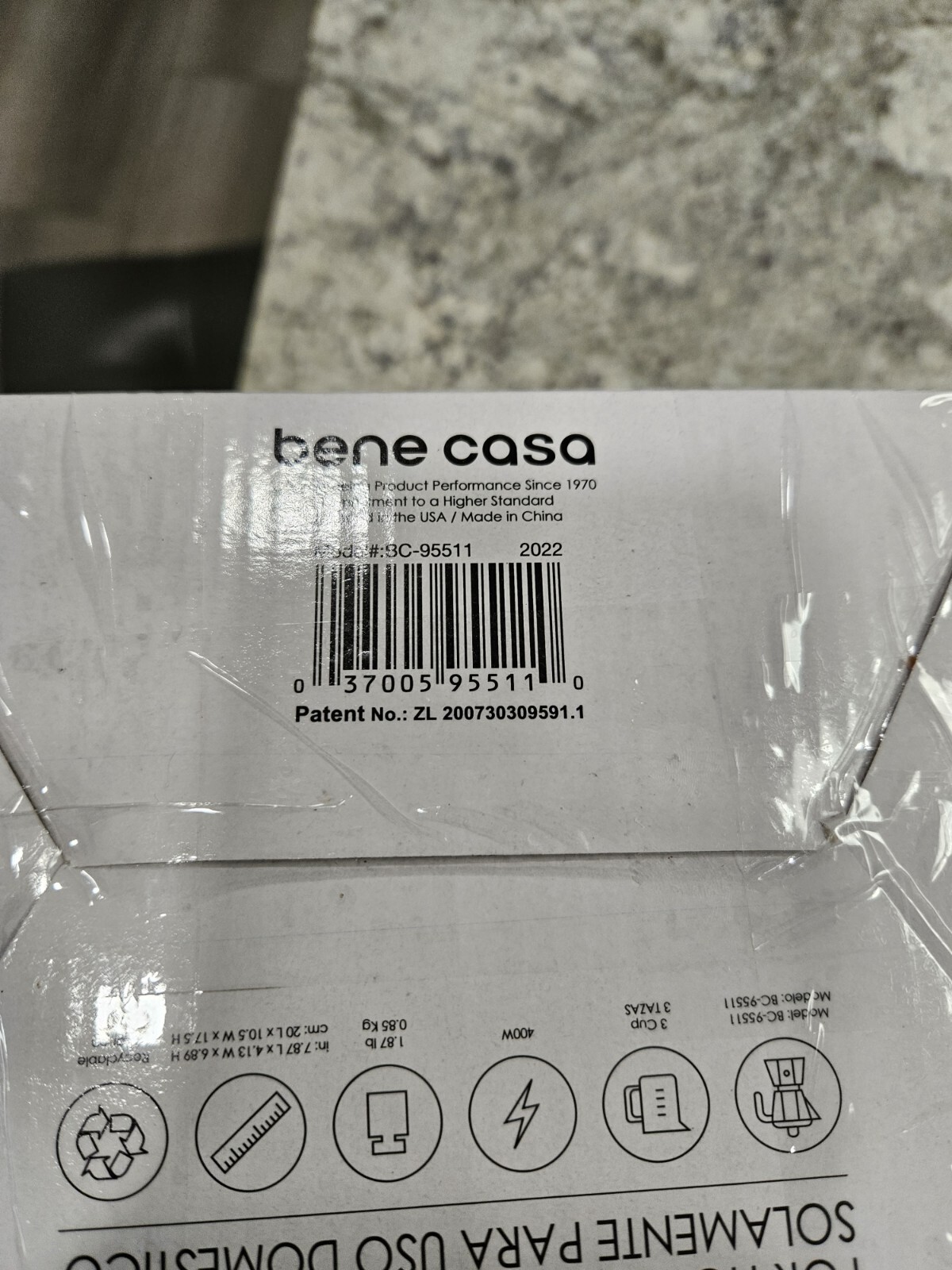 Bene Casa Portable 1 3 Cup Espresso Coffee Maker BC95511 Perfect