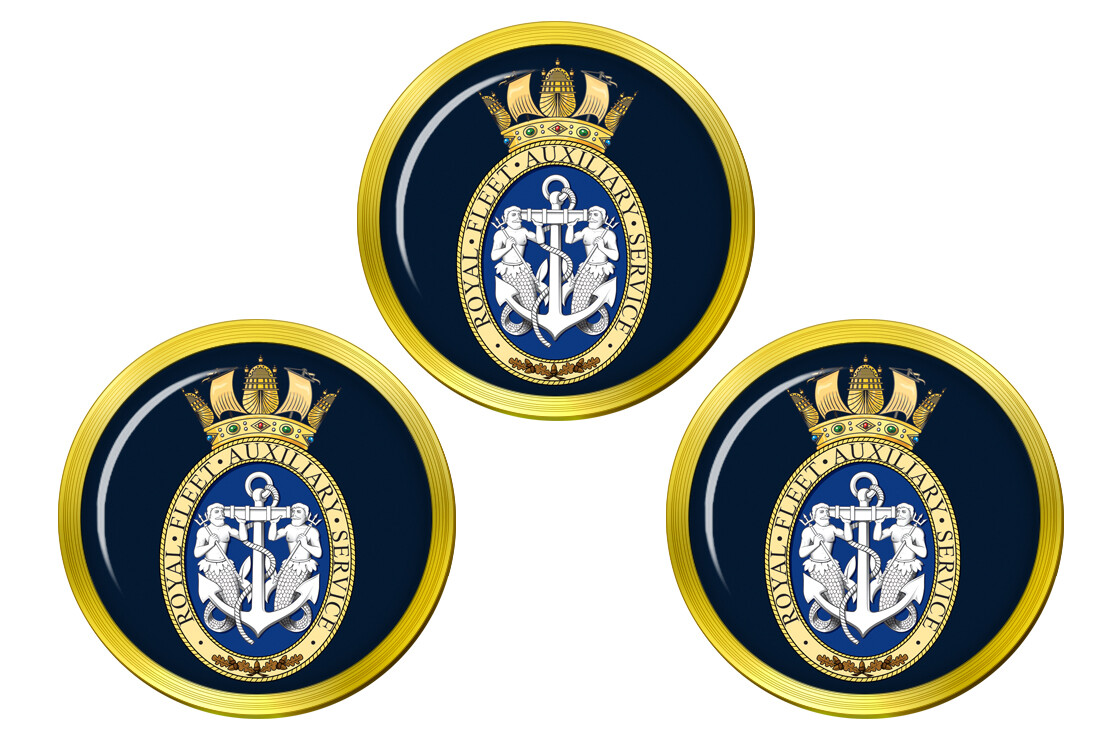Royal Fleet Auxiliary Crest, Royal Navy Golf Ball Markers