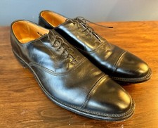 Allen Edmonds Park Avenue Cap-Toe Black Dress Shoe Men s Size 12 2A Narrow 5615