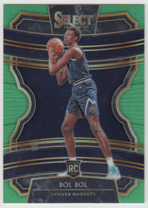 2019-20 Panini Select Bol Bol Concourse Neon Green Prizm #56 Rookie RC 74/75