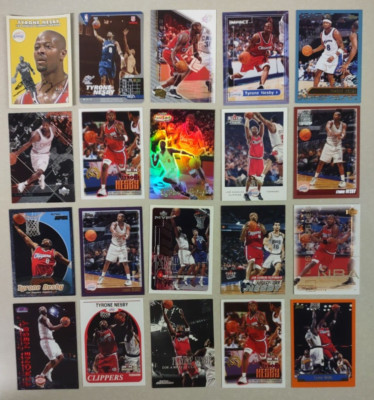 20 Card Lot of Different TYRONE NESBY NBA Clippers A must for Collector FREE S&H