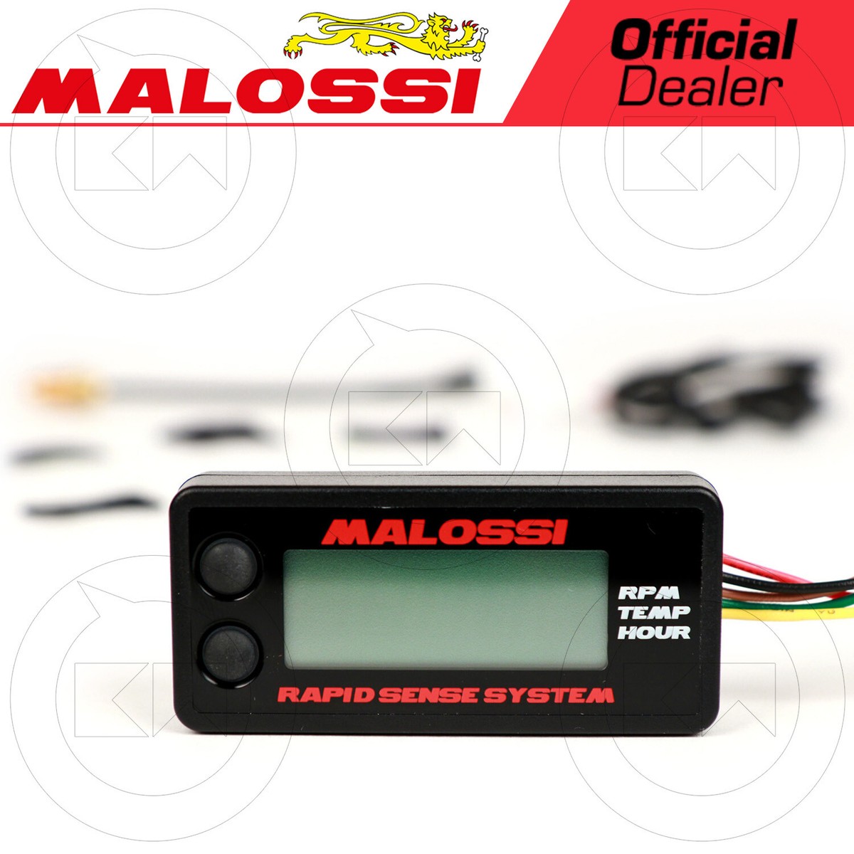Contagiri Malossi 5817540B Rapid Sense System - Misuratore RPM, Temperatura E Ore Motore - Foto 6