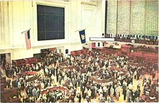 New York City New York New York Stock Exchange Nation's Market Place Postcard