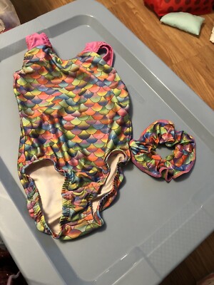 Garland Activewear Gymnastics Leotard & Scrunchie Size CM
