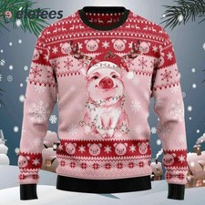 Lovely Pig Ugly Christmas Sweater 63PHW0HP