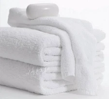 Bath Towels-MHF Brand-6 Pack-24x50 inches-White-10.50 Lbs- 100% Cotton