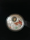 2014  Niue Islands, One Dollar "Goldfish"  14.14gr  .999 Ag Silver,