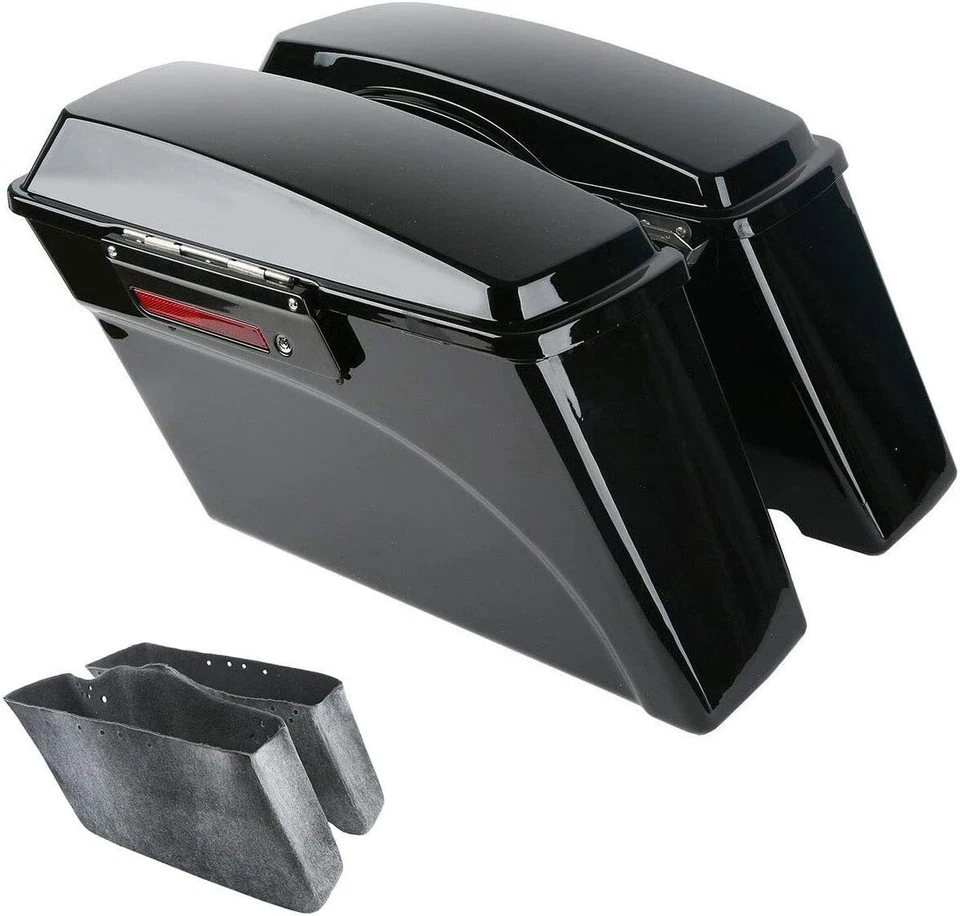 Alforjas rígidas y soportes de conversión para Harley Dyna Fat Bob Super Glide 08-17 Foto 4 de 4