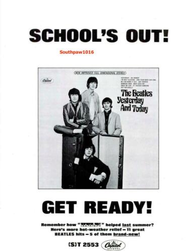 1966 The Beatles "Yesterday & Today" Release Music Industry Promo Reprint Ad - Picture 1 of 1