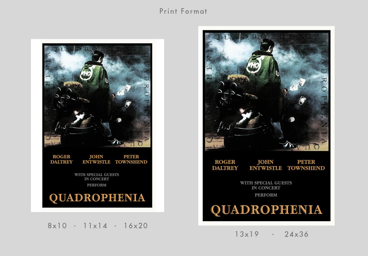 The Who Quadrophenia concert poster print | eBay