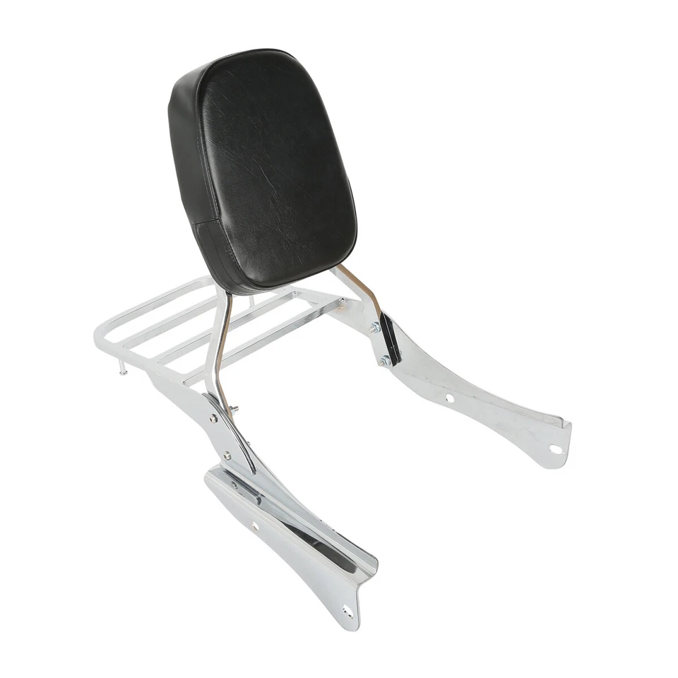 Backrest Sissy Bar Luggage Rack Fits For Honda Shadow Spirit VT750DC 01-03 05-07 - Image 4 of 4