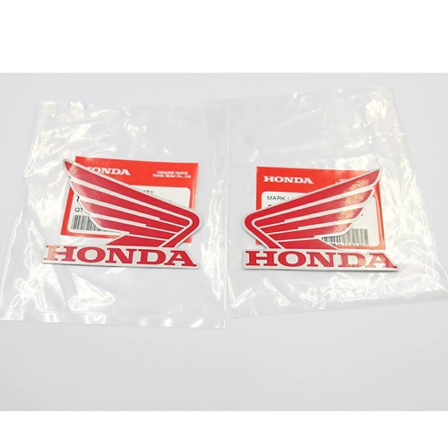 Calcomanía Genuina HONDA Marca de Ala 2 Hojas NUEVA - Imagen 14 de 20