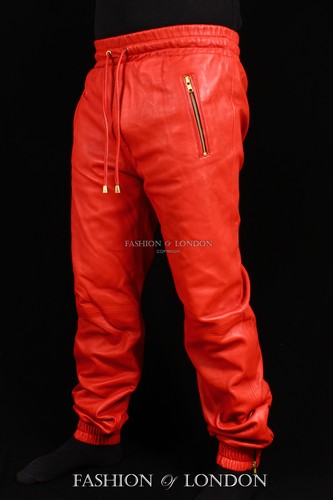 Leather Jogging Trouser Track Suit 