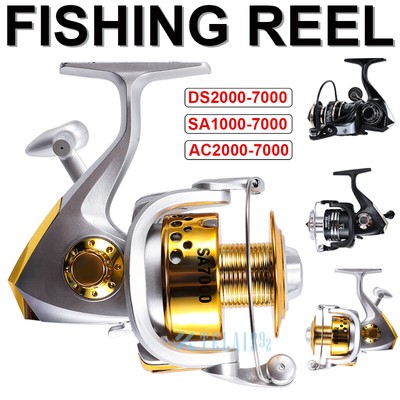 5.5:1 High Speed Saltwater Metal Spinning Fishing Reel Large Sea Fish Reels