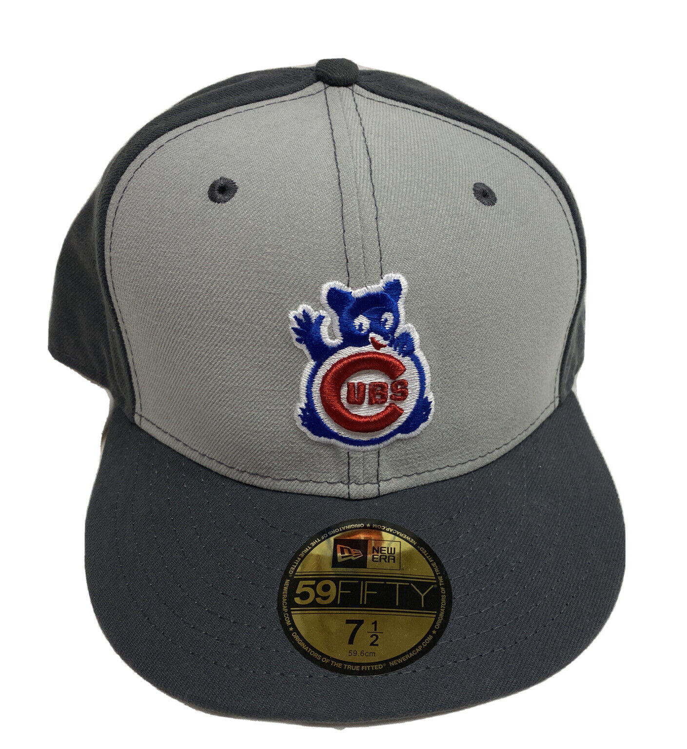 Vintage Chicago Cubs Cooperstown Collection New Era Size 7 1/2 Fitted Hat  Cap