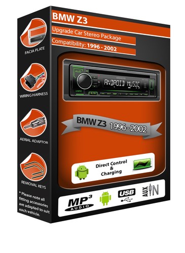 BMW Z3 E36 car stereo radio, Kenwood CD 