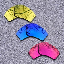 Golden Violet Purple Red Polarized Replacement Lenses For-Oakley Half Jacket XLJ