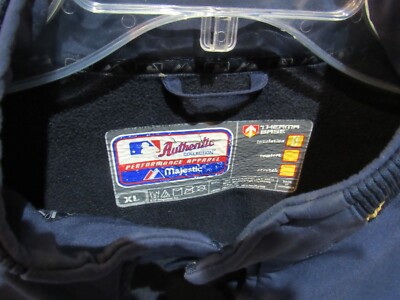 MILWAUKEE BREWERS MLB BASEBALL THERMA BASE JACKET MAJESTIC MEN'S