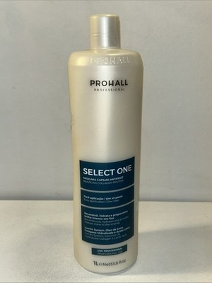 New Prohall Select One Brazilian Keratin Protein Smoothing 1 L 