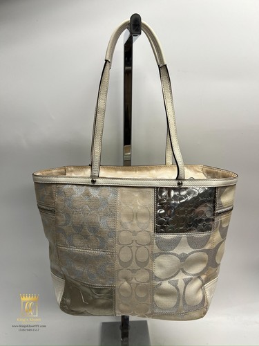 Coach tote bag patchwork - Gem
