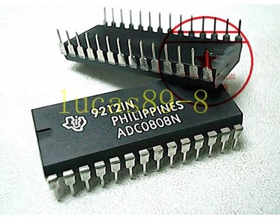 1PCS Analog to Digital Converters IC TI DIP-28 ADC0808N ADC0808N3 *kk