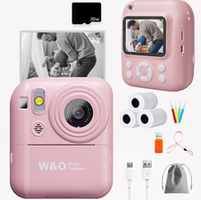 Creative Kids Instant Print Camera with 3 Rolls Paper Fun Accessories