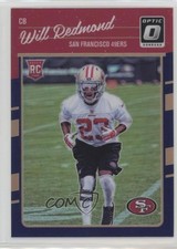 2016 Donruss Optic Rookies Purple Will Redmond #147 19zq