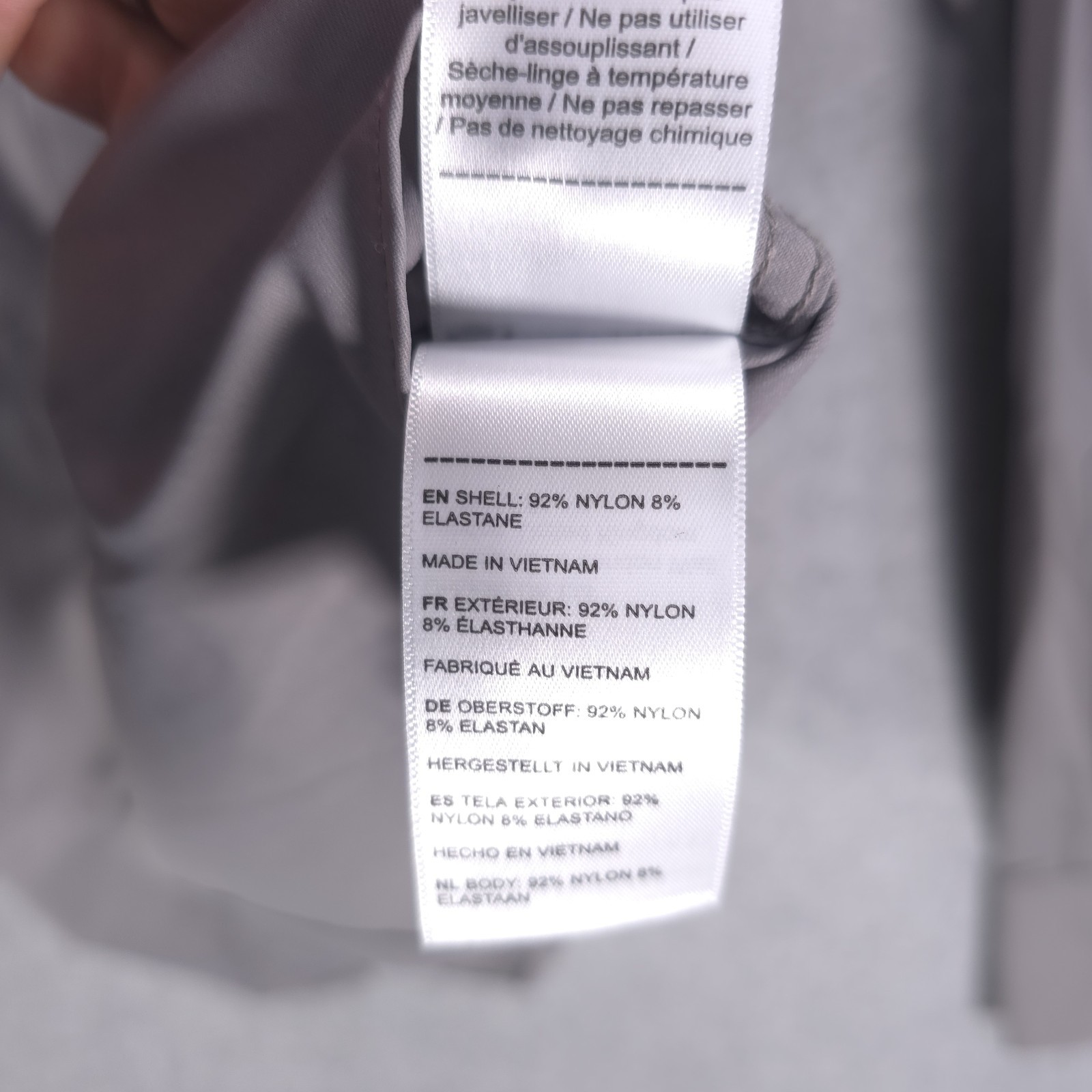 Untuckit Gironde Regular Gray Button Performance … - image 11