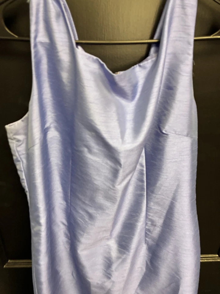 Ladies Amanda Smith Dresses Shimmering Lilac Short Dress - Size 14 - Image 3 of 4