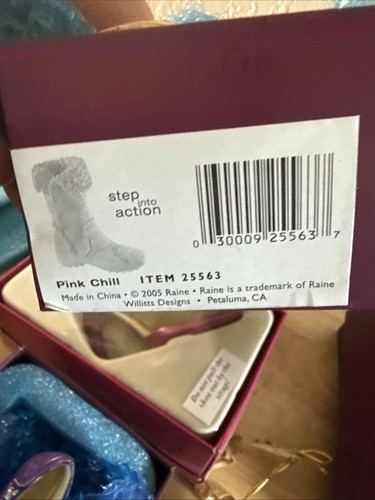 Vintage Just The Right Shoe by Raine Lot of 6 Collectible Fashion Shoes Figures - Picture 17 of 19