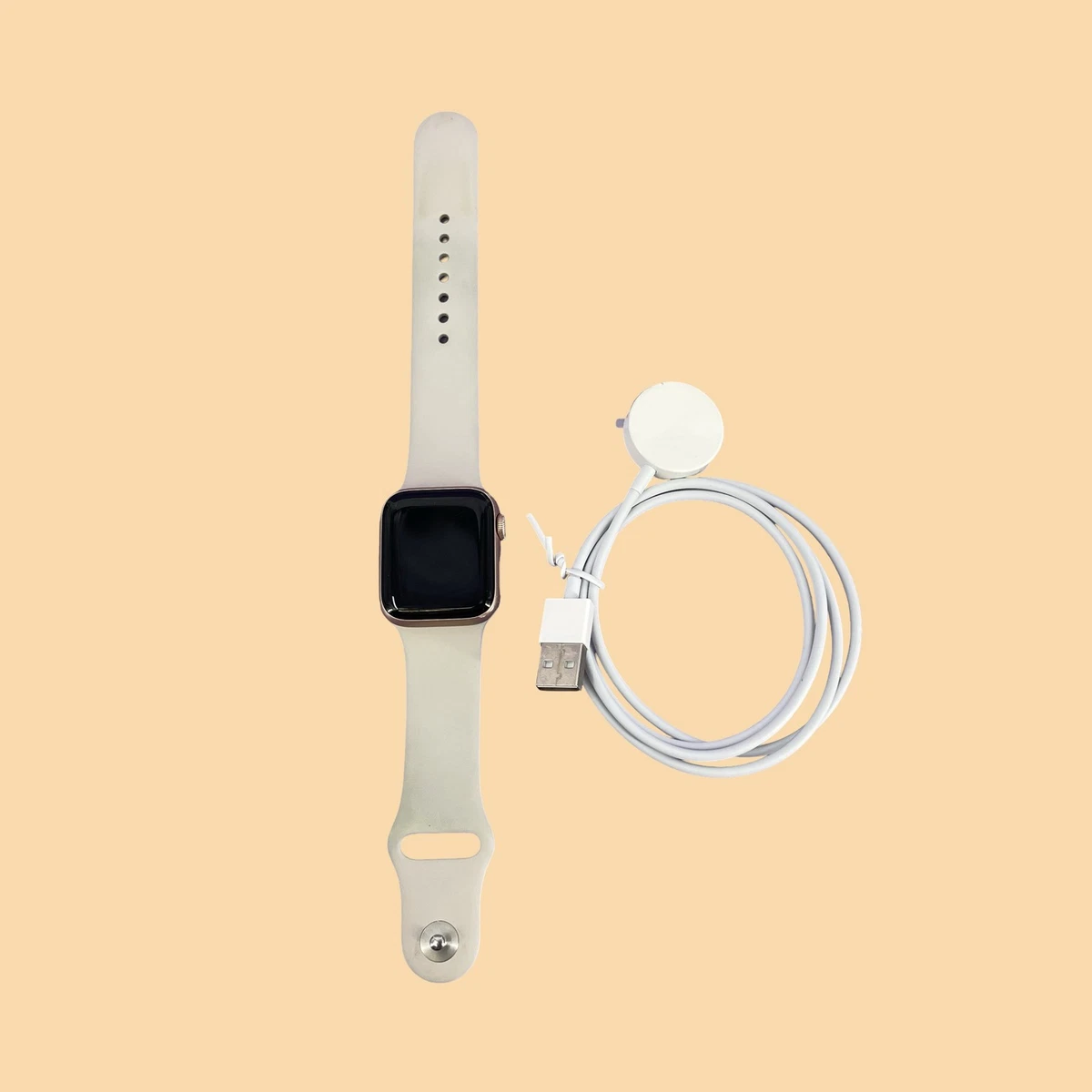 Apple Watch Series 4.40mm W/ Stainless Mesh Band.Works great
MU682LL/A.   A1977 Apple Watch Series 4 for Sale - eBay main image 3