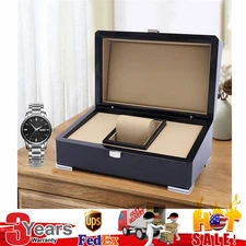 Luxury Single Wood Watch Box Gift Case Wristwatch Presentation Organizer Storage