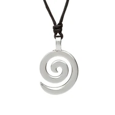 Celtic Legends Pewter Celtic Spiral Necklace