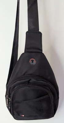 Westend Urban Crossbody Sling Bag Black Daypack Unisex