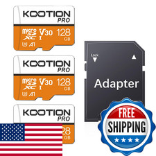 KOOTION 128GB Micro SD Card 3-Pack UHS-I MicroSDXC 4K Video A1 V30 3x128GB 