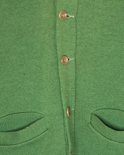 Vintage Bancroft Virgin Wool Cardigan Sweater Vogue Knit Grandpacore Grandpa - Picture 4 of 10