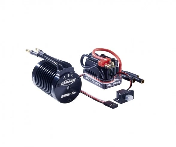 Carson 500906311 1:10 BL Set Dragster Turbo 2.0 2600KV 1:10 RC Brushless Combo - Bild 1 von 1