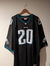 Mitchell & Ness Philadelphia Eagles Brian Dawkins #20 Jersey Black 6XLB Big Men