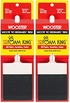 Wooster Genuine 3" Foam King Foam Paintbrush 2-Pack, 3103-3-2PK - Afbeelding 1 van 1