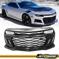 Fits 14-15 Chevy Camaro 5th To 6th Gen Zl1 Type Front Bumper Conversion Cover Pp