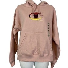 Champion Womens Powerblend Fleece Lined Hoodie Metallic Logo Sweatshirt NWT sz S
