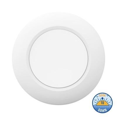 Flush Mount Motion Sensor 6 Inch LED Dust to Dawn Sensor Light 15W