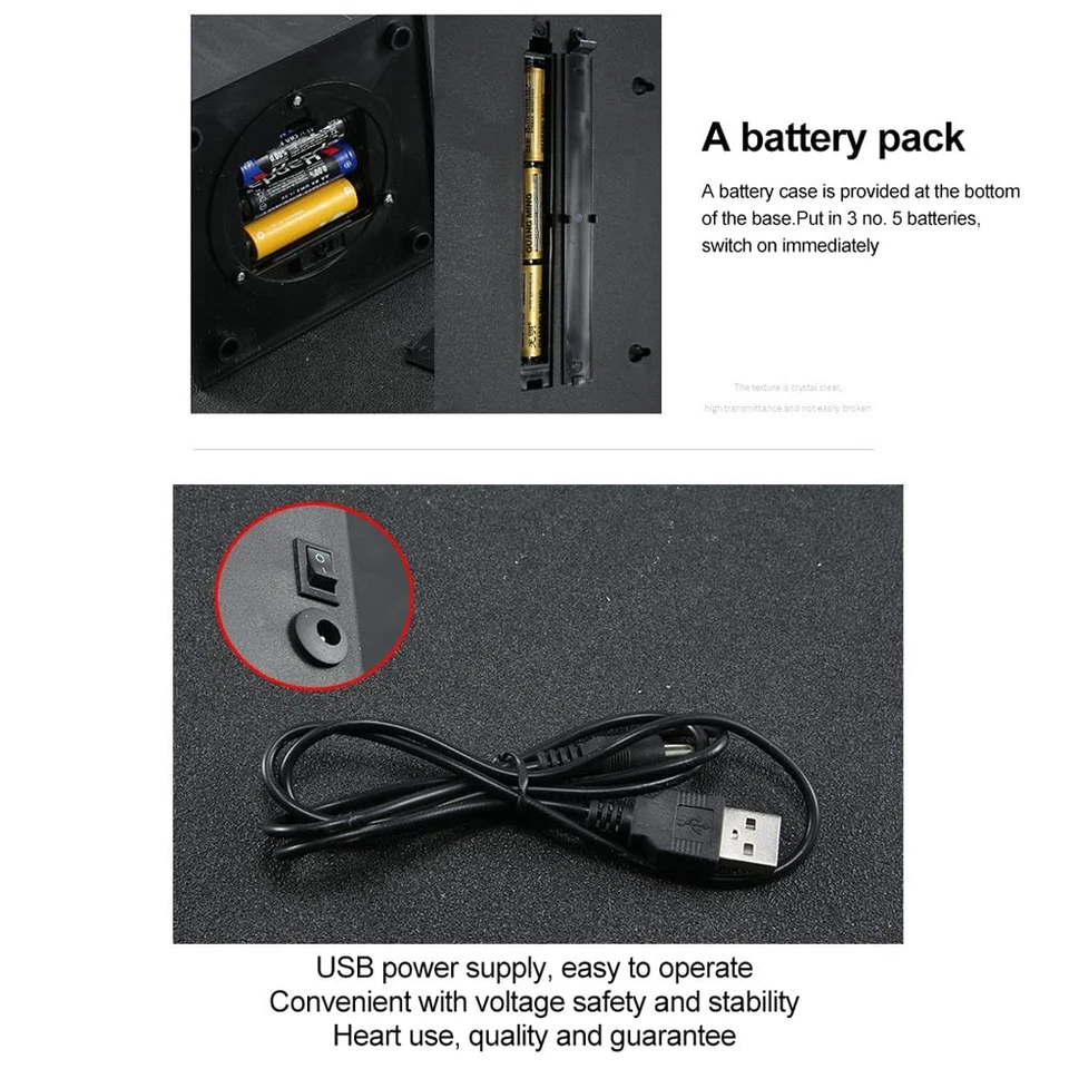 Luces de chimenea, lámparas de llama LED que funcionan con pilas linterna de chimenea de mesa... Foto 4 de 4