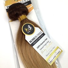 Bobbi Boss BOSS BUNDLE Hair Extensions 10" Yaky Straight TT4/30/27 Human Virgin