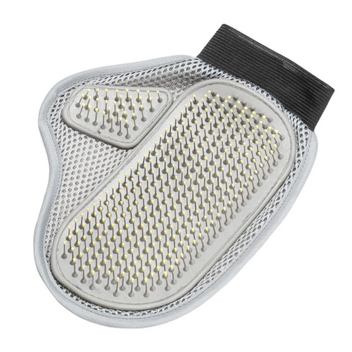 Set of 2 Pet Bath Gloves Deshedding Dog Palm Brush Grooming Tool for - 第 11/11 張圖片