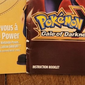 Pokemon XD Gale of Darkness Nintendo GameCube Complete w/ Manual and Poster!