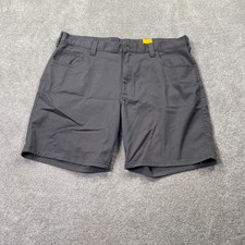 Carhartt Work Chino Shorts Men 40 Dark Gray Shadow Force Relaxed Fit 105280-M