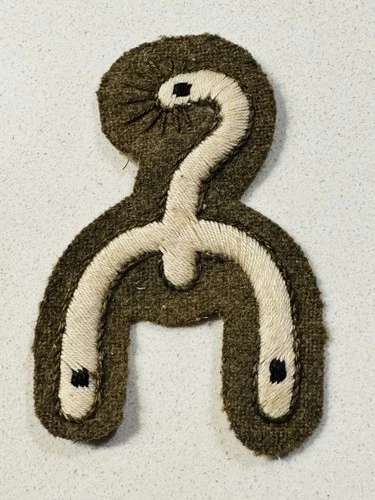 RARE Original WW1 ROUGH RIDERS Rider Instructor Army Military Cloth Patch Badge